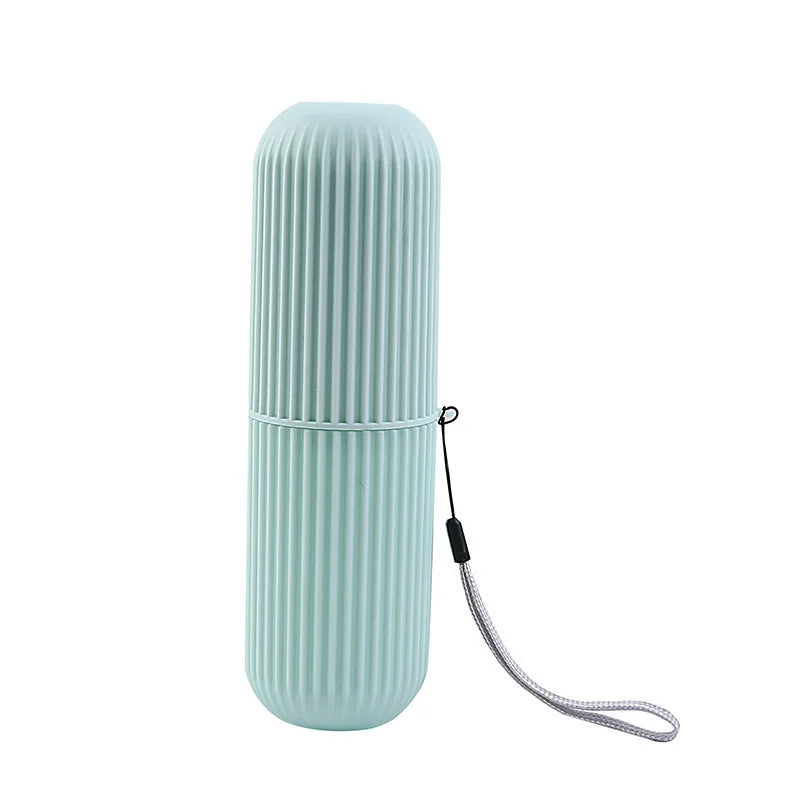 Portable Toothbrush & Toothpaste Travel Case — Waterproof Protection for On-The-Go Oral Care