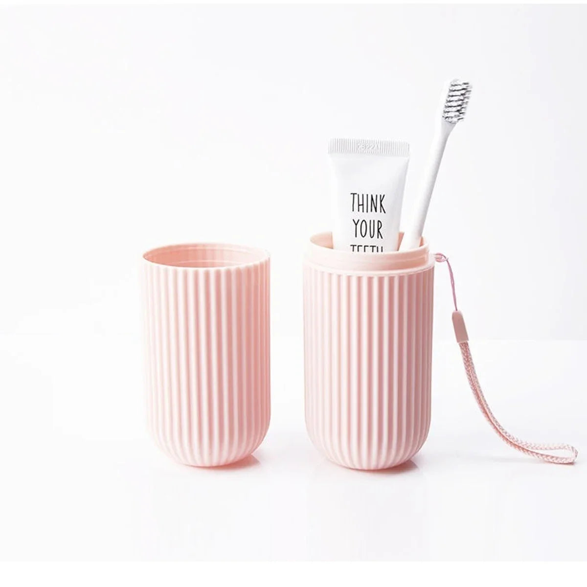 Portable Toothbrush & Toothpaste Travel Case — Waterproof Protection for On-The-Go Oral Care