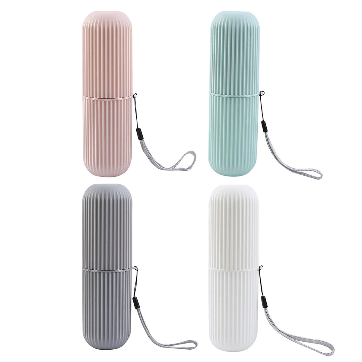 Portable Toothbrush & Toothpaste Travel Case — Waterproof Protection for On-The-Go Oral Care